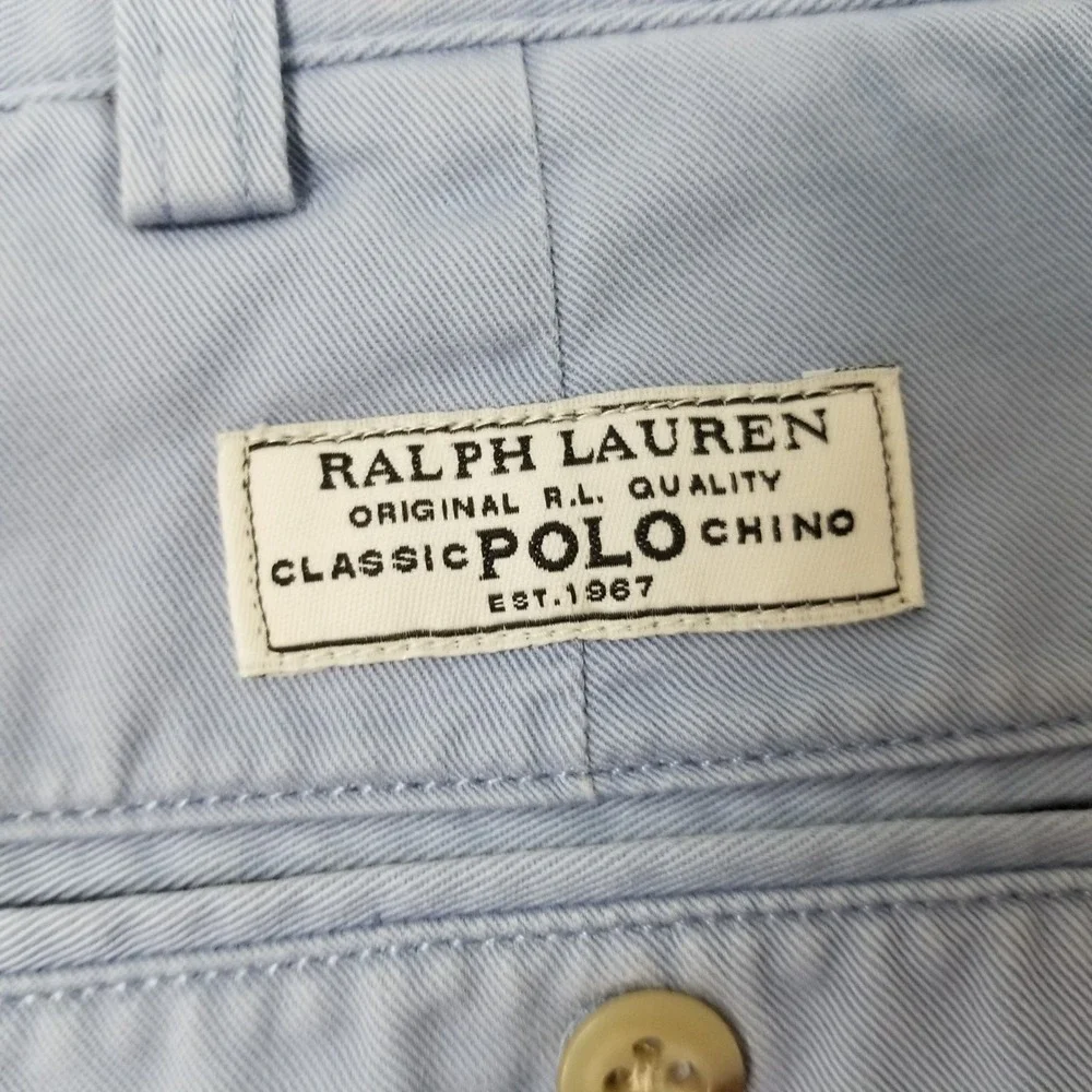 Polo Ralph Lauren Pants Mens 36/30 Blue Prospect Pant Classic Chino Cotton
